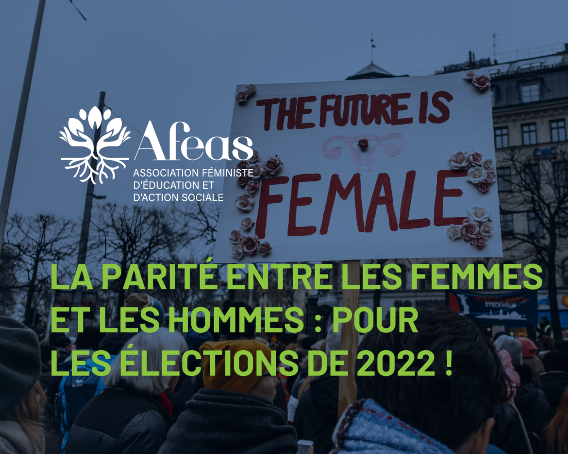 la parité entre les femmes et les hommes pour les élections de 2022